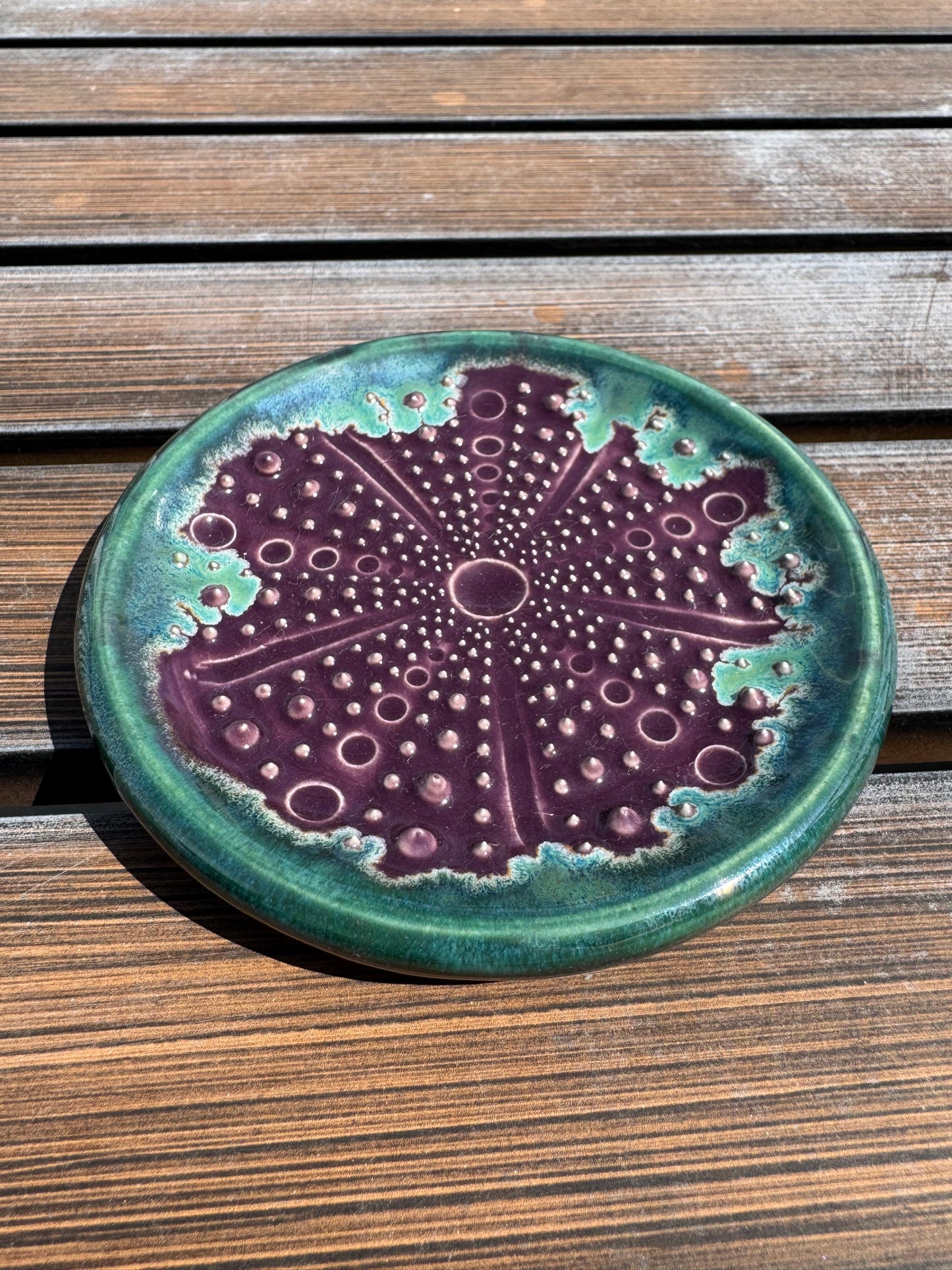 Ceramic Sea Urchin Garlic/Ginger Grater