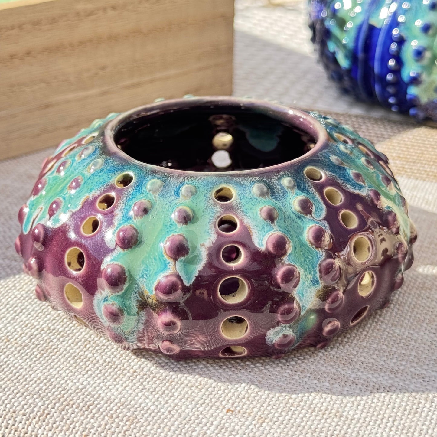 Small Sea Urchin Votive