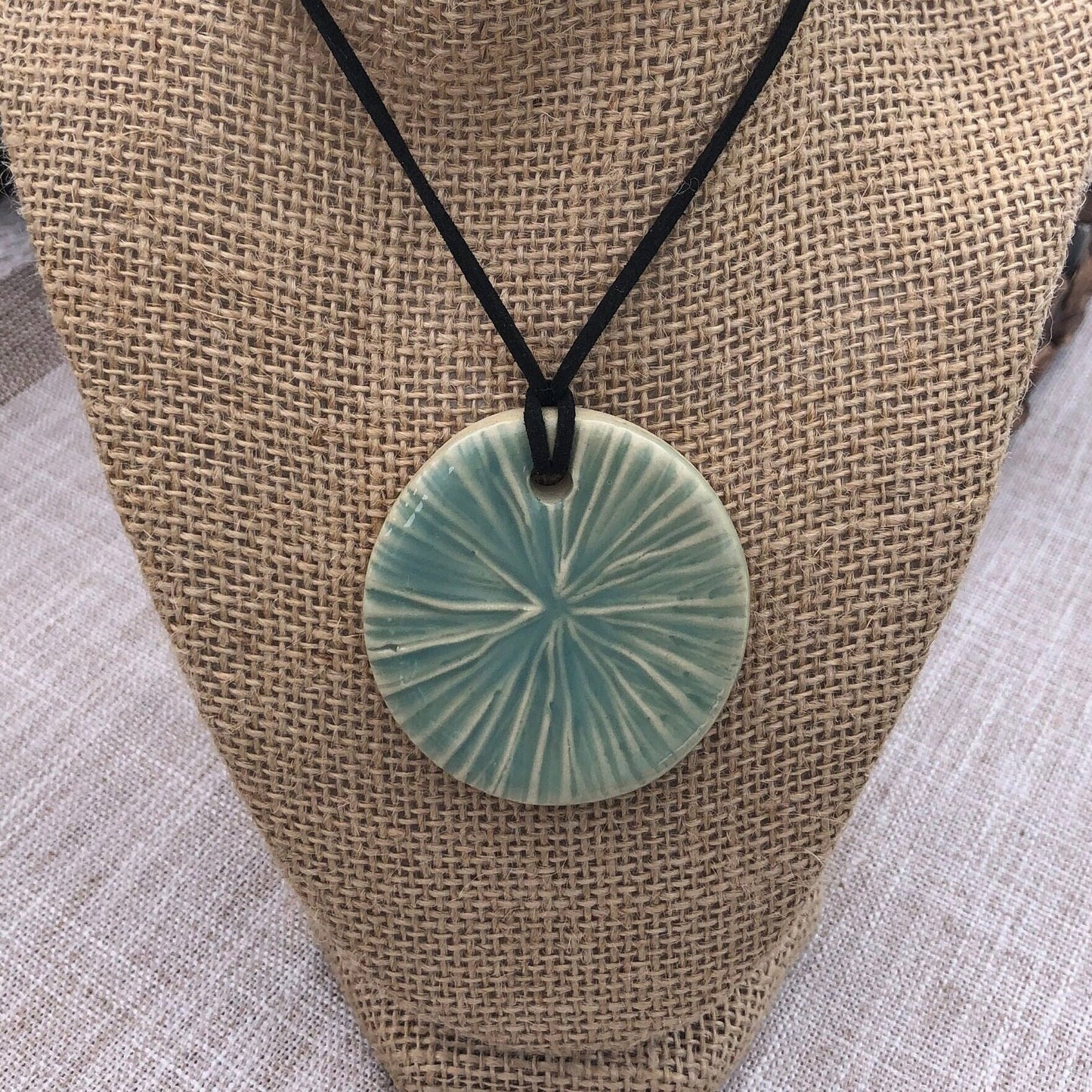 Aqua Coral Design Necklace