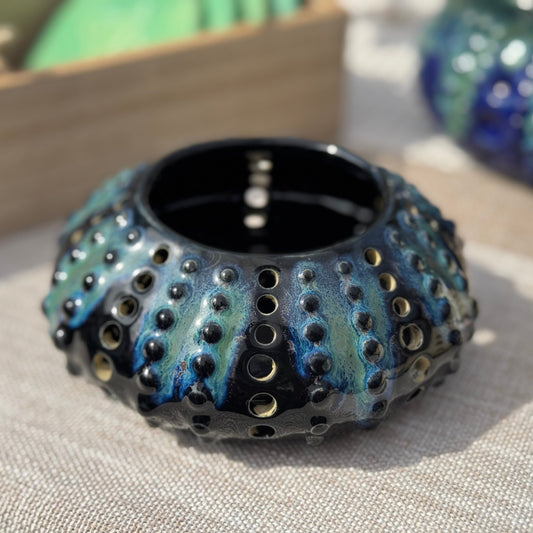 Sea Urchin Votive - Bioluminescence Color