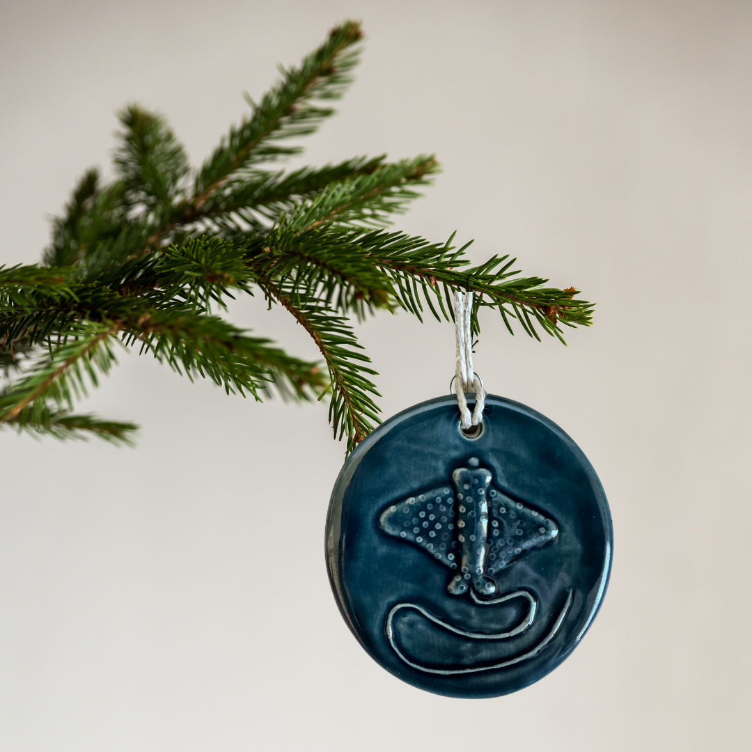 Spotted Eagle Ray Ornament