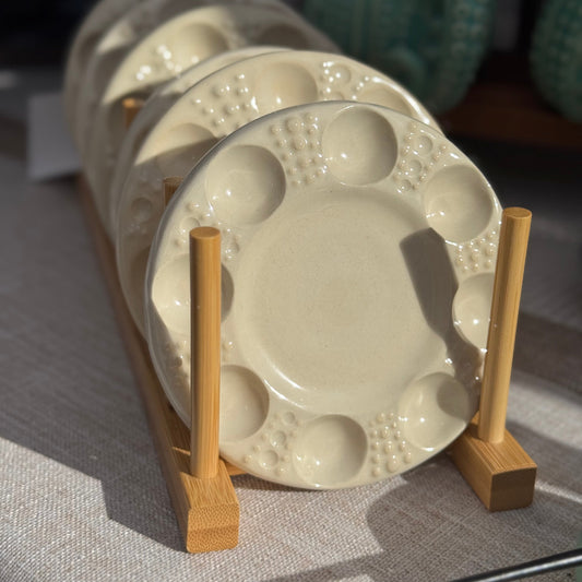 Ceramic Sea Urchin Paint Palette