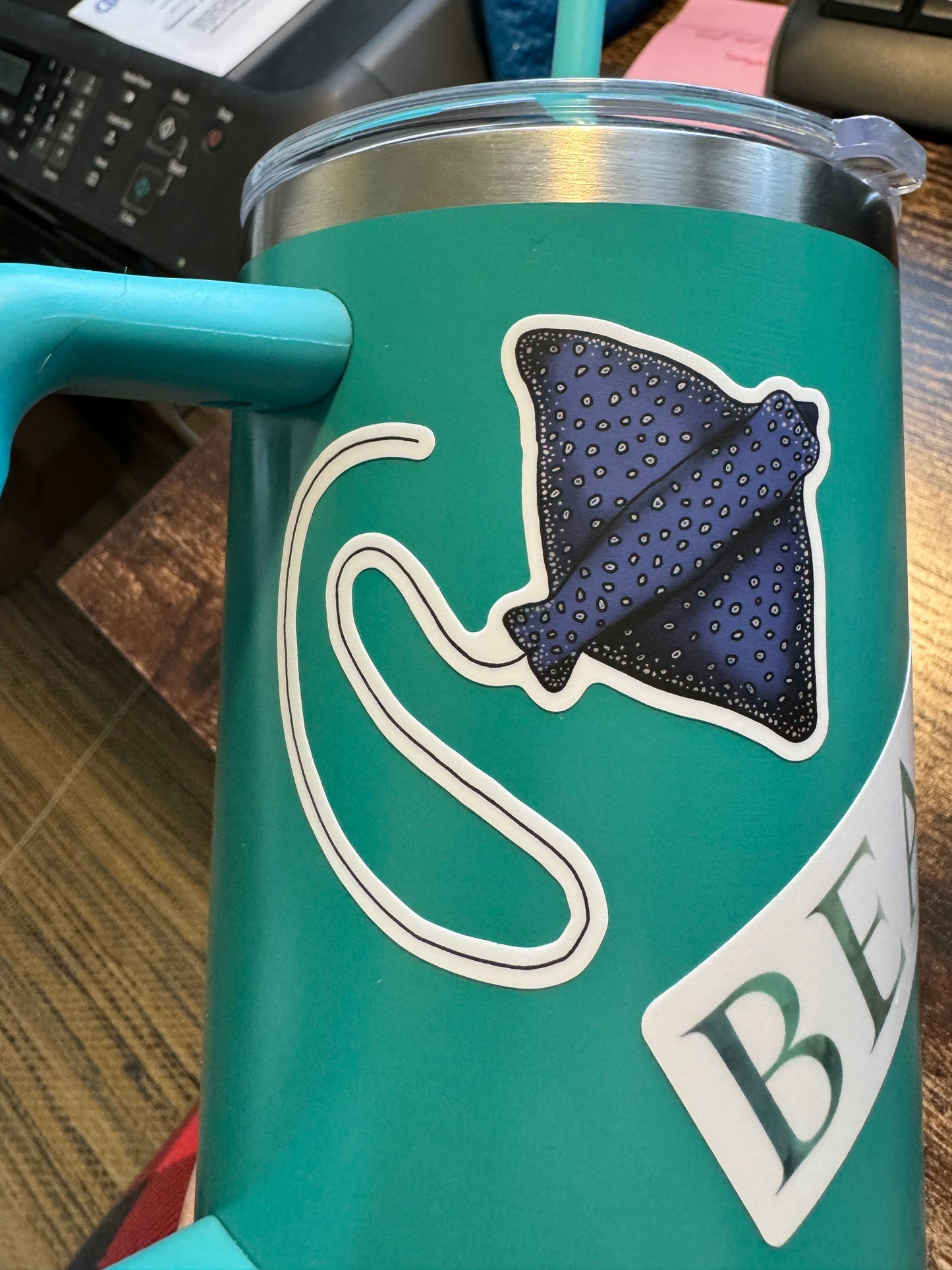 Spotted Eagle Ray High-Quality Vinyl Sticker