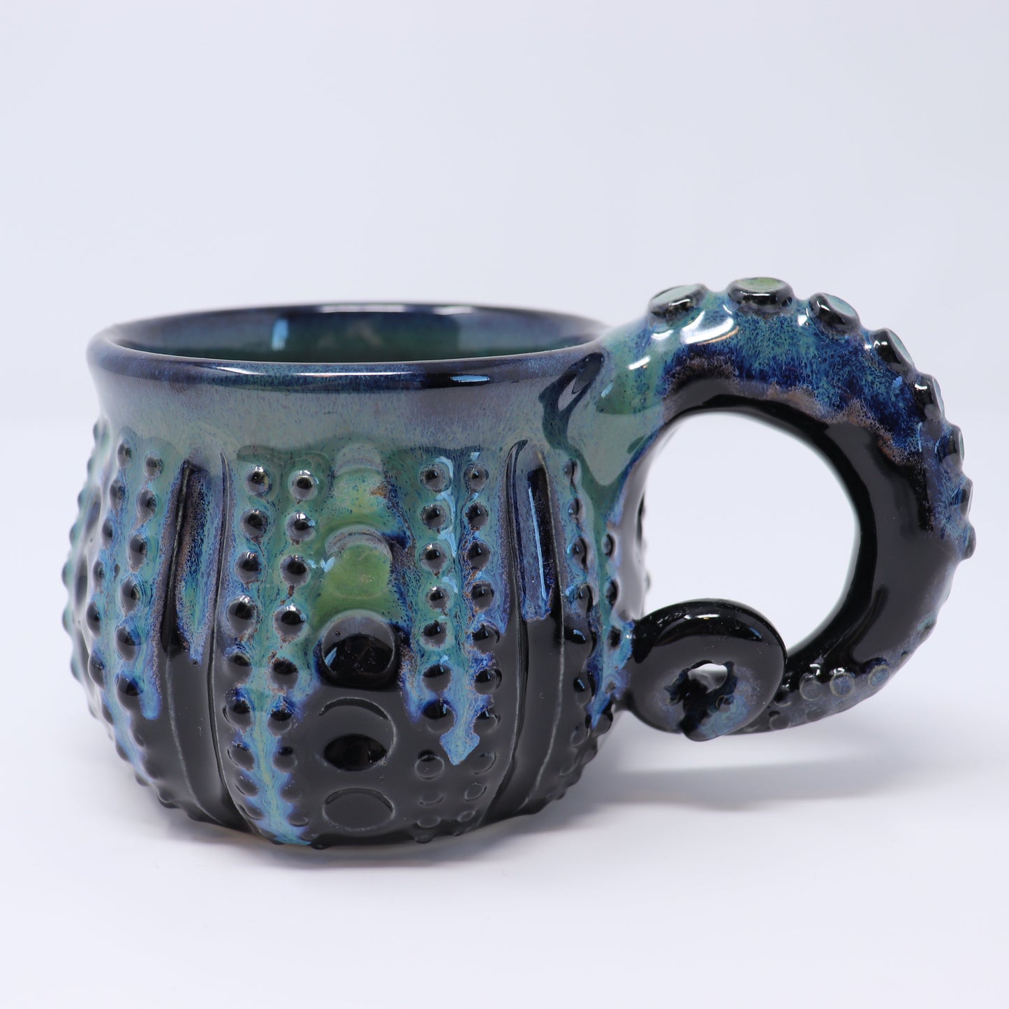 Tentacle-Handle Mug - "Bioluminescence" Color