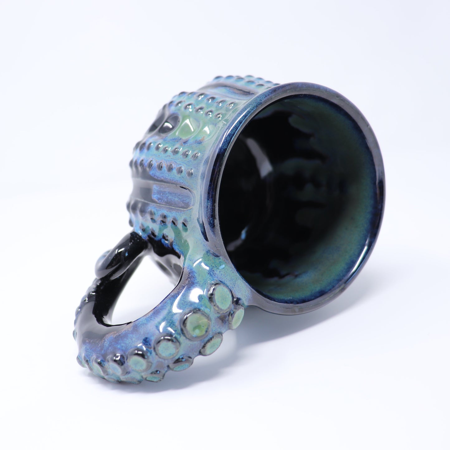 Tentacle-Handle Mug - "Bioluminescence" Color