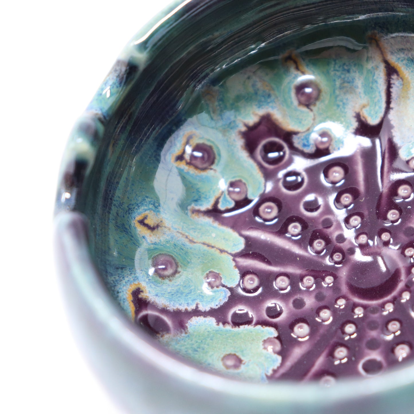 Urchin Design Brush Bowl
