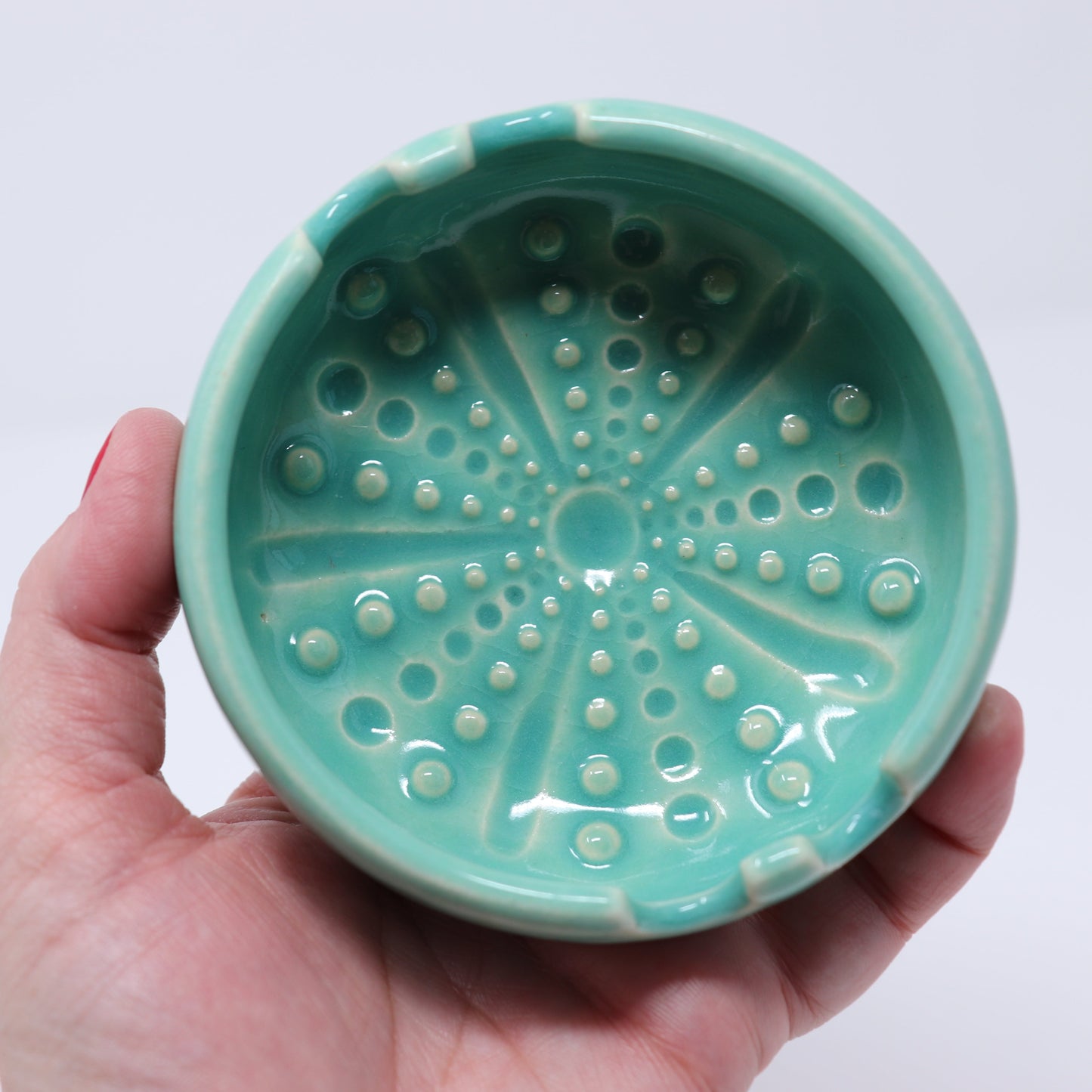 Urchin Design Brush Bowl