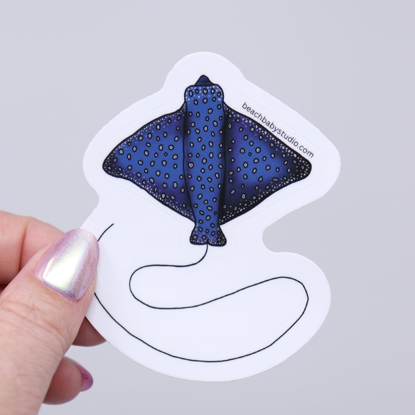 Spotted Eagle Ray High-Quality Vinyl Sticker