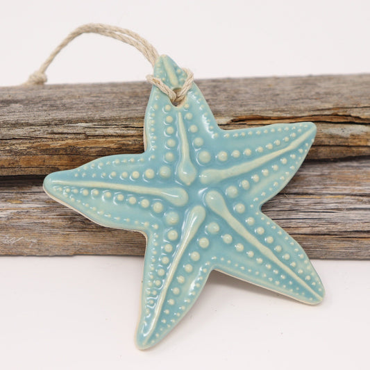 Aqua Starfish Ornament